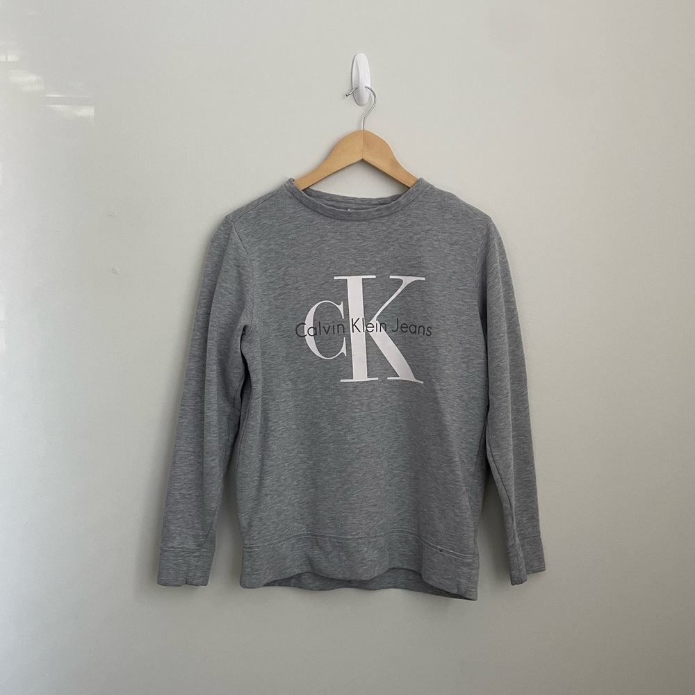 Calvin Klein Jeans Heather Gray Sweatshirt